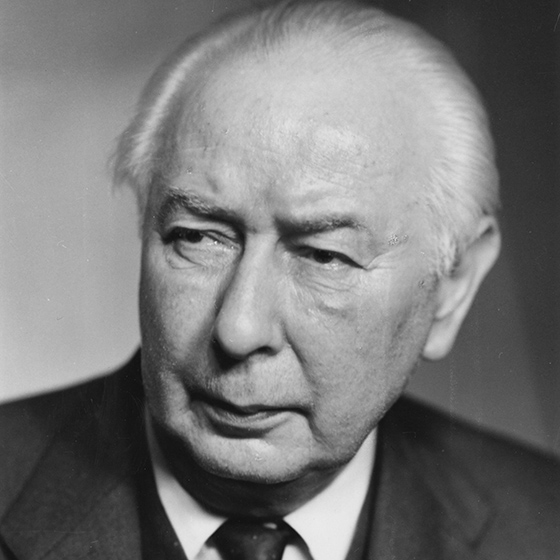 Porträt von Theodor Heuss