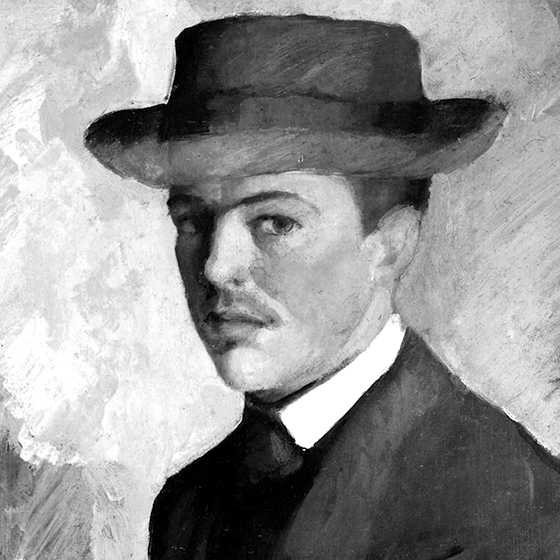 Porträt von August Macke
