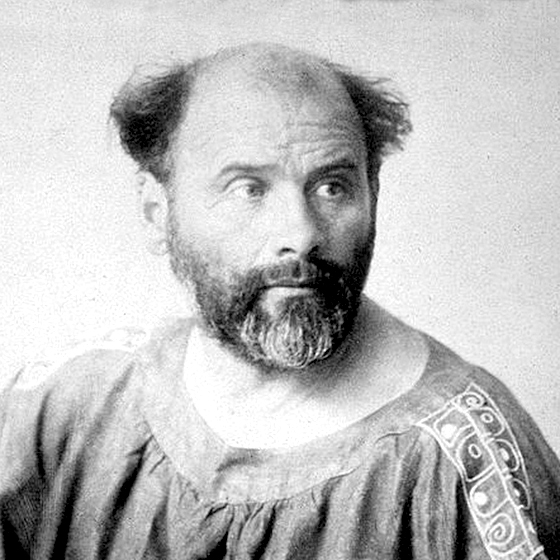 Porträt von Gustav Klimt