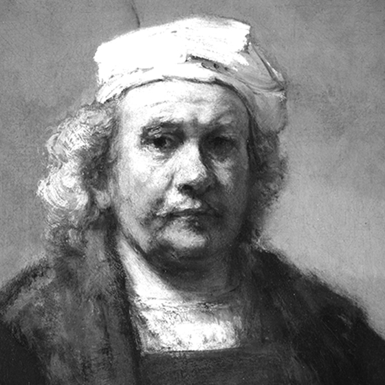 Porträt von Rembrandt van Rijn