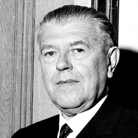 Porträt von René Magritte