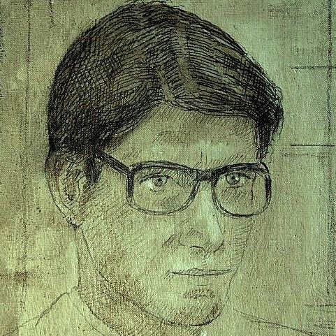 Porträt von Yves Saint Laurent