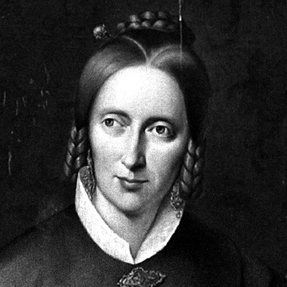 Porträt von Annette von Droste-Hülshoff