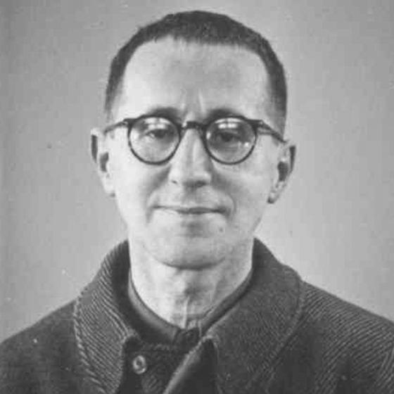 Porträt von Bertolt Brecht