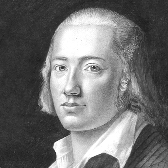 Porträt von Friedrich Hölderlin