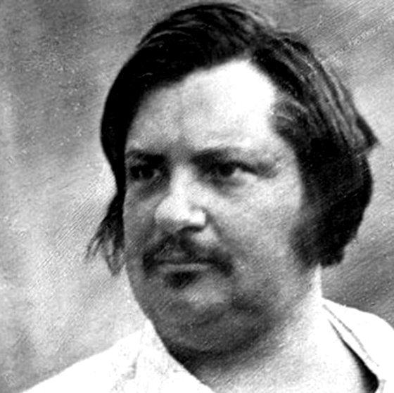 Porträt von Honoré de Balzac