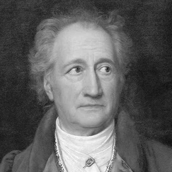 Porträt von Johann Wolfgang von Goethe