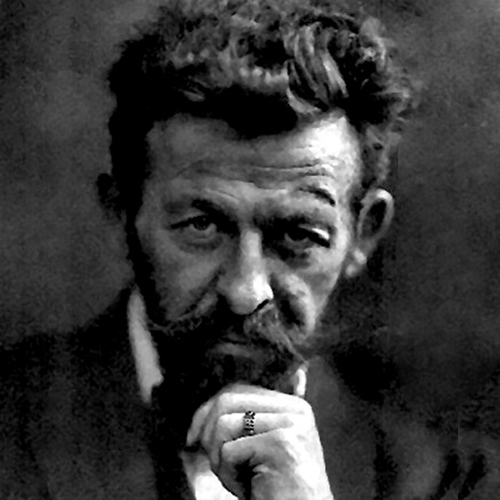 Porträt von Richard Dehmel