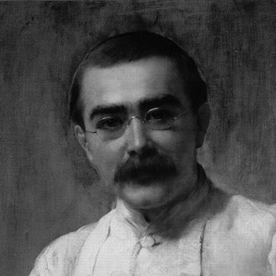 Porträt von Rudyard Kipling