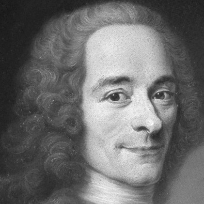 Porträt von Voltaire