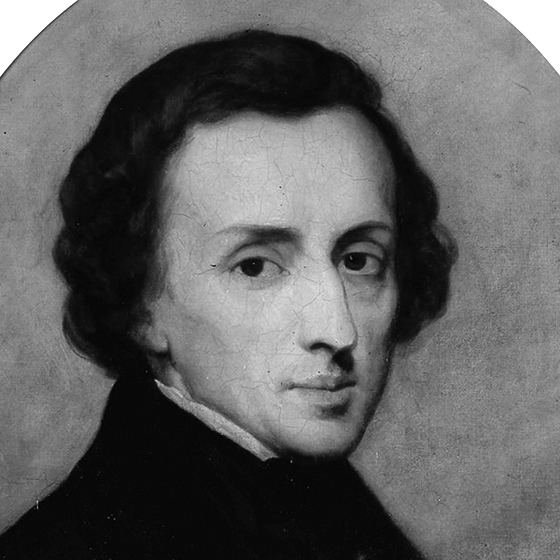 Porträt von Frédéric Chopin