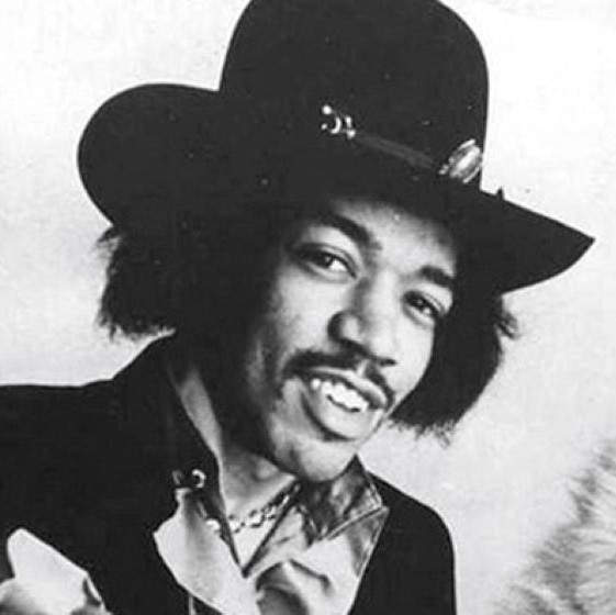 Porträt von Jimi Hendrix