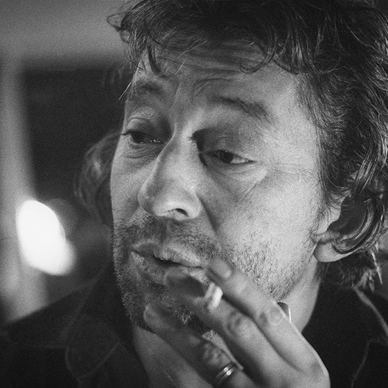Porträt von Serge Gainsbourg