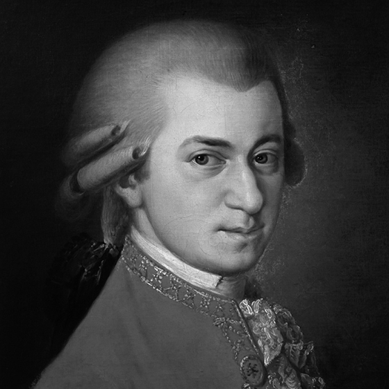 Porträt von Wolfgang Amadeus Mozart